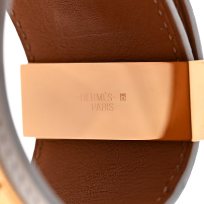 Hermes Swift Collier de Chien CDC Bracelet T2 Craie 5 of 7