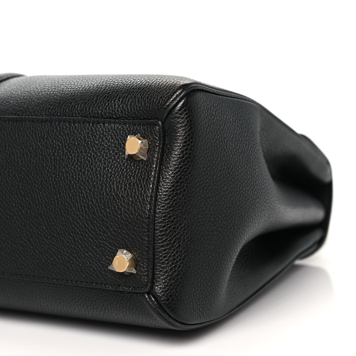 Celine Grained Calfskin Classique 16 Top Handle Bag Black 10 of 10