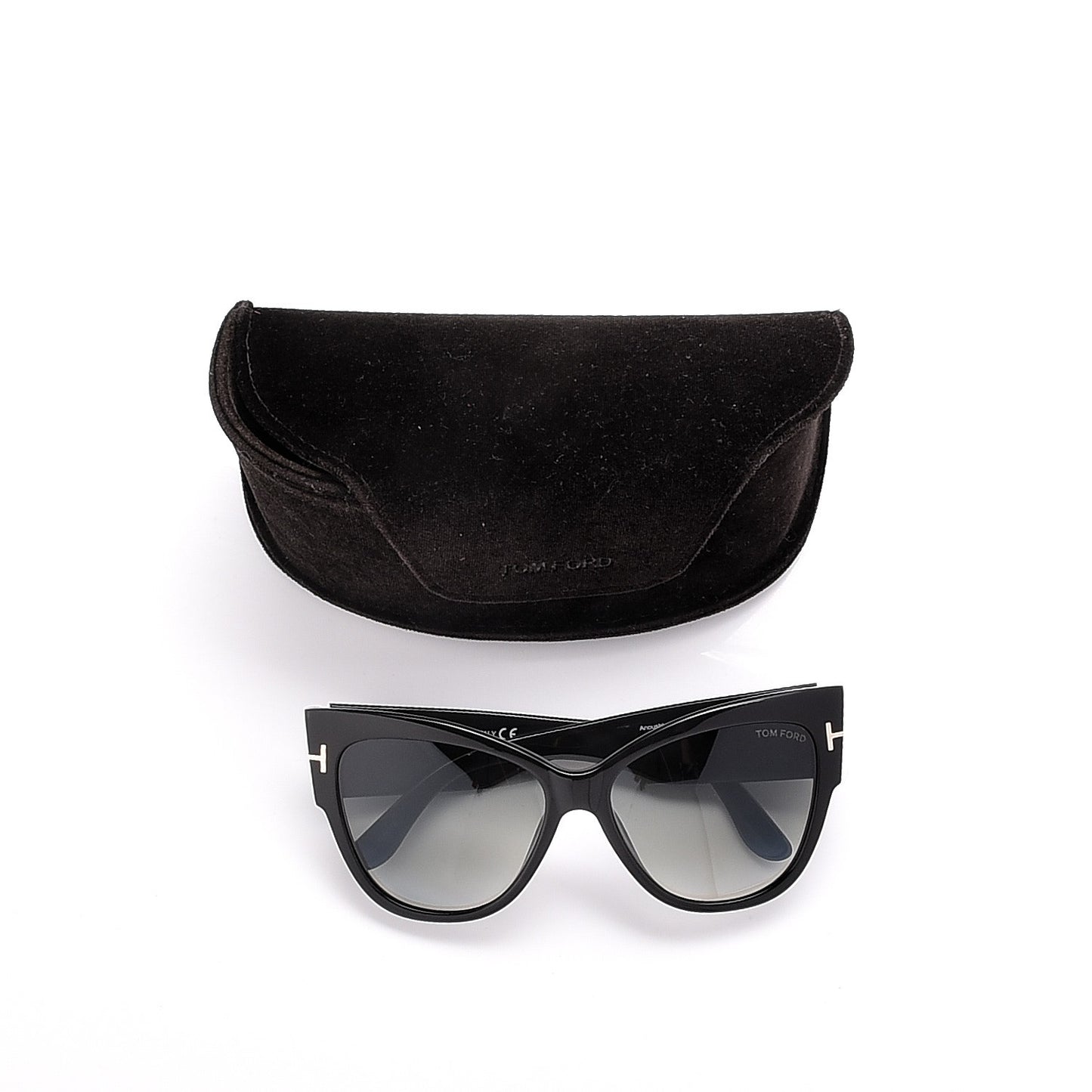 Acetate Nikita Cat Eye Sunglasses TF173 Black