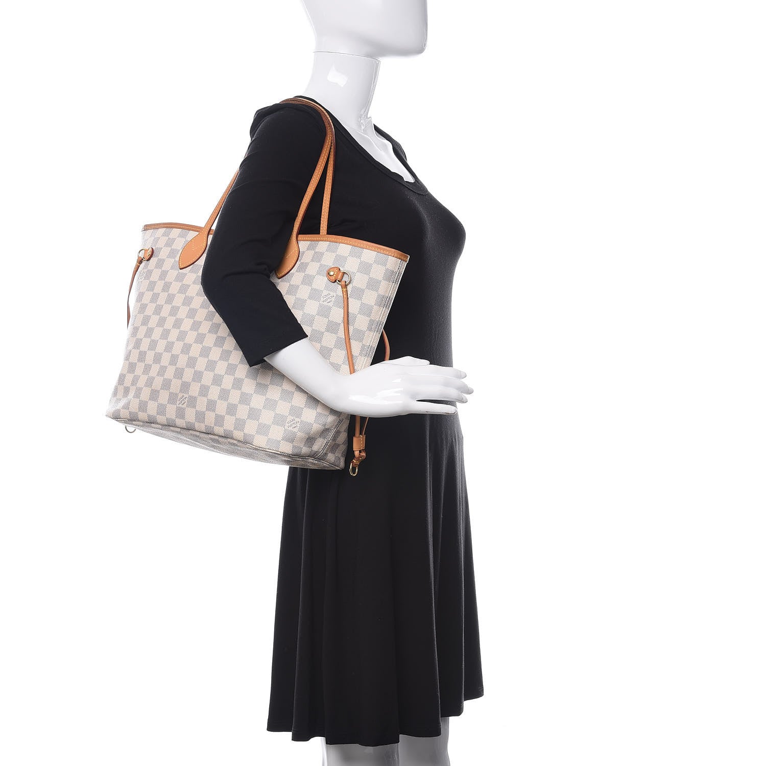 Louis Vuitton Damier Azur Neverfull MM 2 of 12