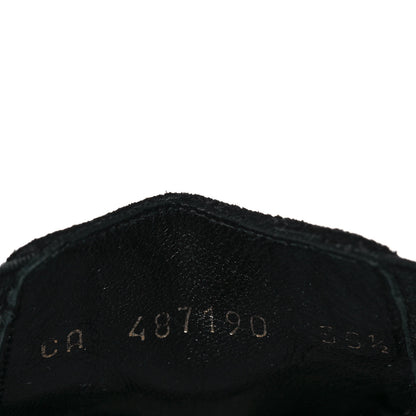 Saint Laurent Suede Babies Chelsea 95 Ankle Boot 35.5 Black 7 of 8