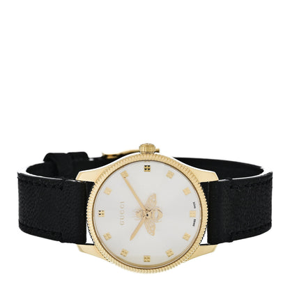 Gucci Stainless Steel Calfskin 29mm G-Timeless Bee Quartz Watch 2 of 5