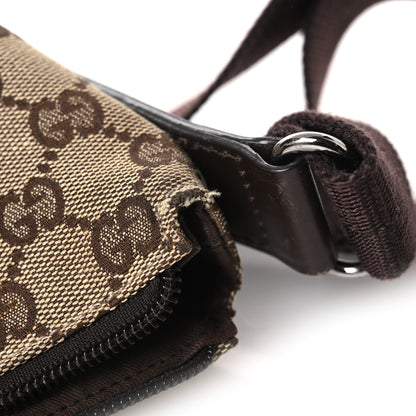 Gucci Monogram Calfskin Perforated Medium Flat Messenger Bag Dark Brown 17 of 17