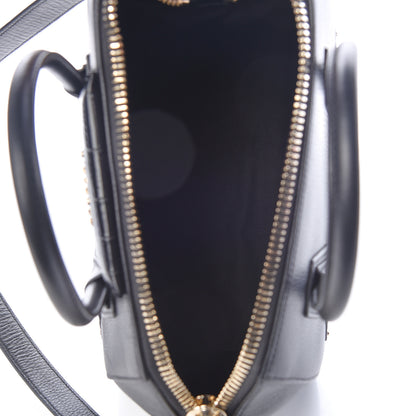 Givenchy Grained Calfskin Crocodile Embossed Inlay Small Antigona Black 5 of 10
