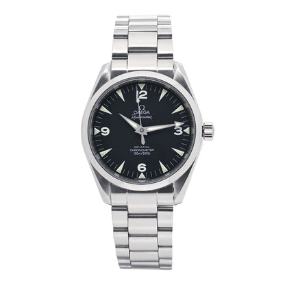 Omega Stainless Steel 40mm Railmaster Co-Axial Chronometer Automatic Watch Black 2503.52.00 1 of 4
