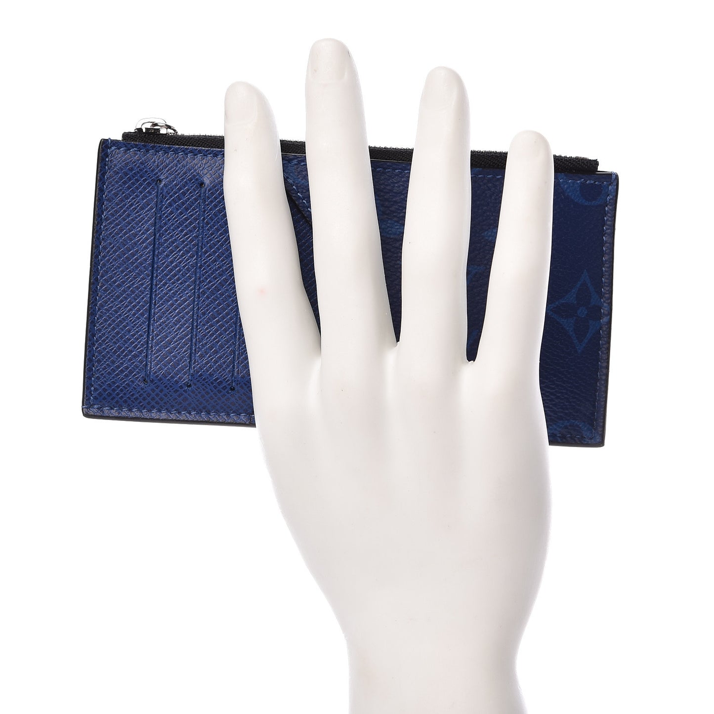 Monogram Taiga Coin Card Holder Cobalt