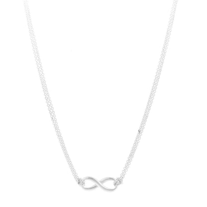 Tiffany Sterling Silver Infinity Pendant Necklace 1 of 5