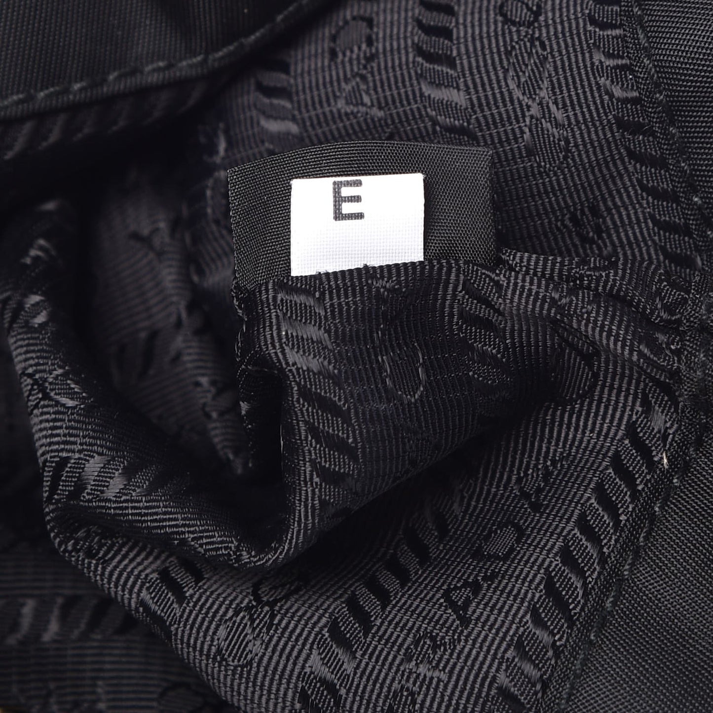 Tessuto Nylon Saffiano Mini Bucket Crossbody Bag Black