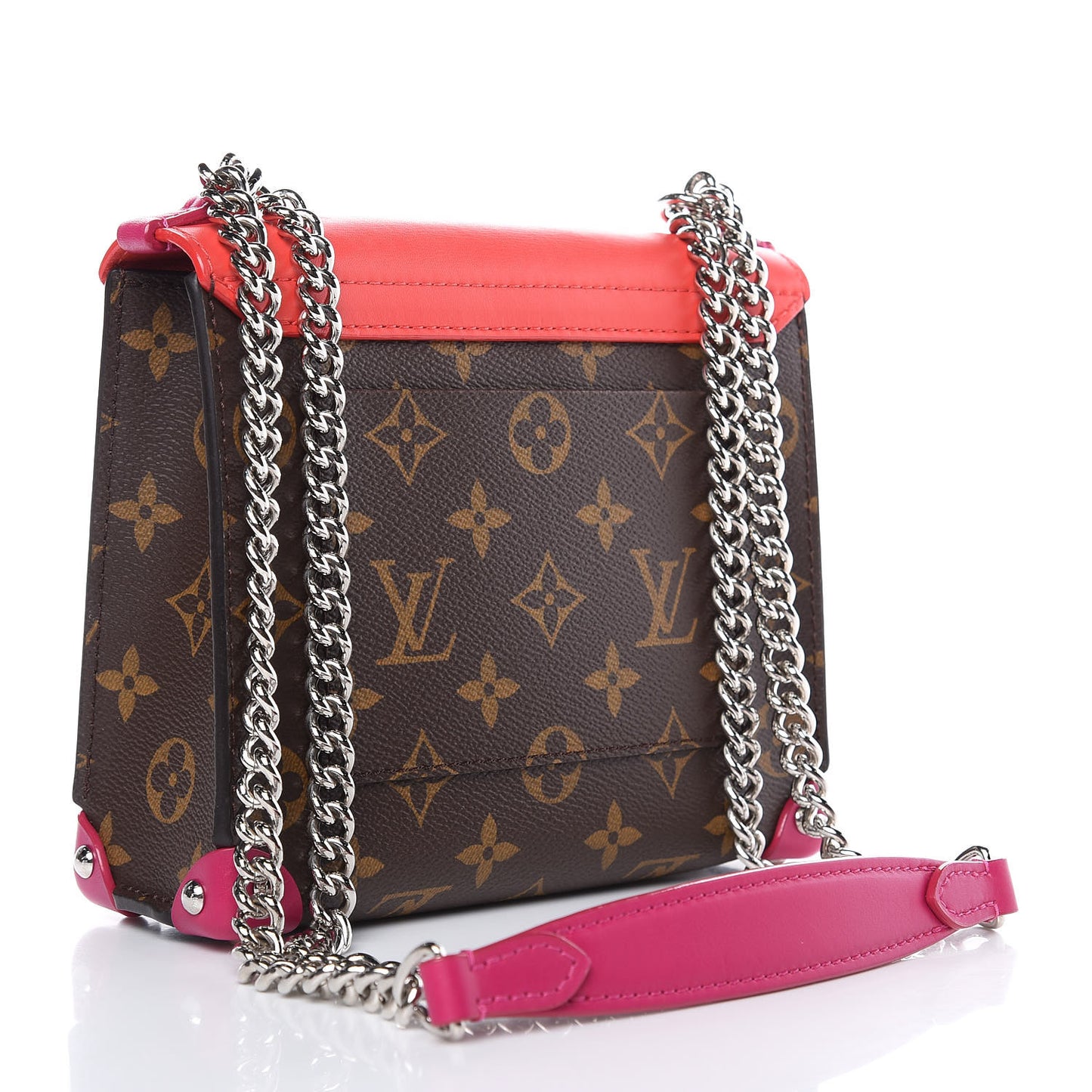 Monogram Tribal Mask Pochette PM Rouge
