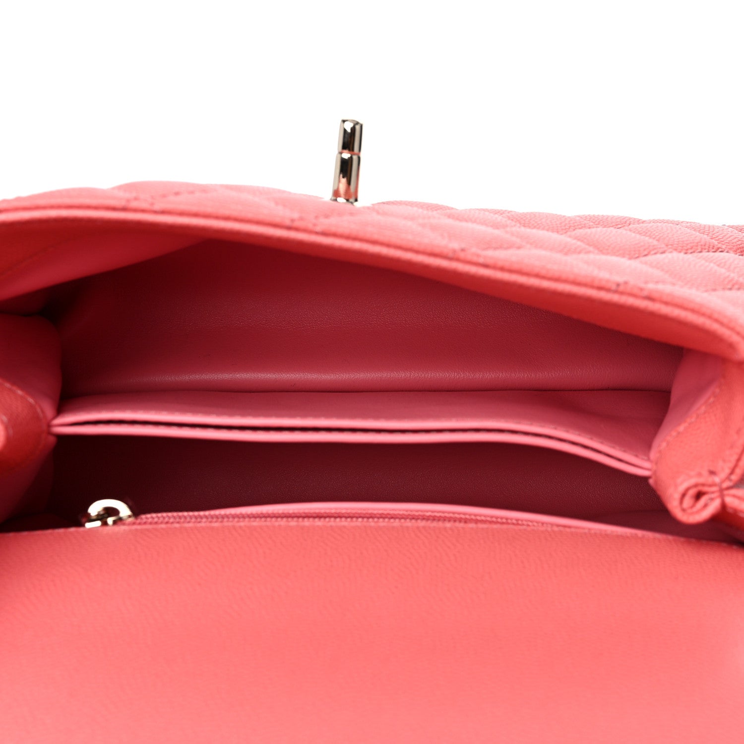 Chanel Caviar Quilted Mini Coco Handle Flap Pink 4 of 9