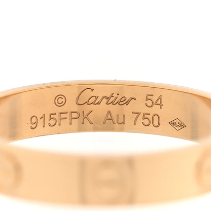 Cartier 18K Yellow Gold 3.5mm LOVE Wedding Band Ring 54/6.75 4 of 4