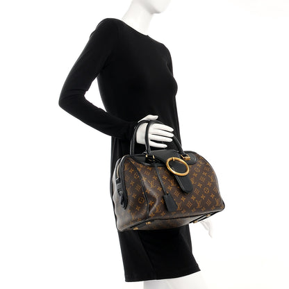 Louis Vuitton Monogram Golden Arrow Speedy Black 2 of 6