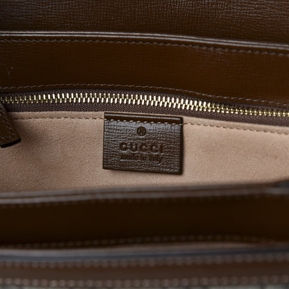 Gucci GG Supreme Monogram Horsebit 1955 Shoulder Bag Beige Brown Sugar 8 of 13