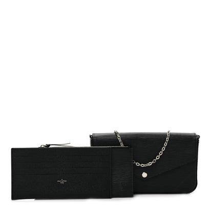 Louis Vuitton Epi Pochette Felicie Black 1 of 9