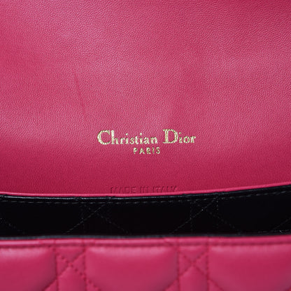 Christian Dior Lambskin Cannage Large Miss Dior Flap Pink 6 of 12