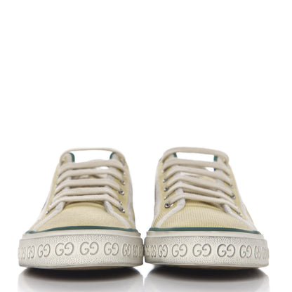 Gucci Canvas Web Womens 1977 Tennis Sneakers 40 Burro Mystic White 9 of 9