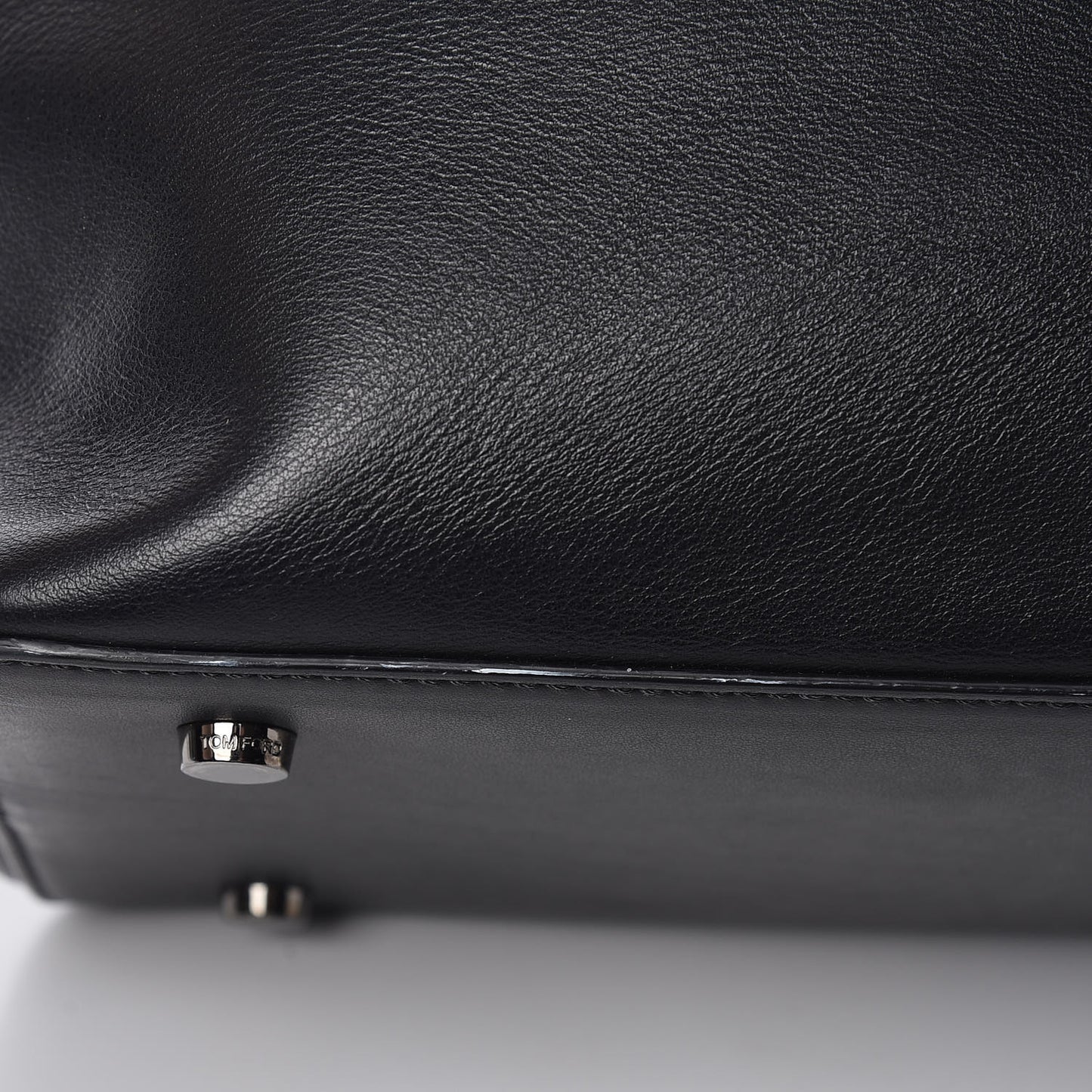 Calfskin Satchel Black