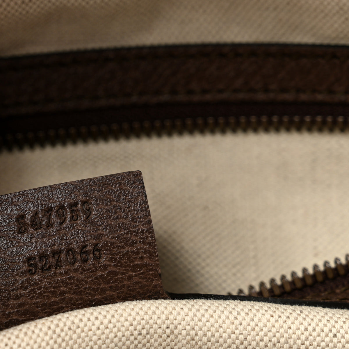 Gucci GG Supreme Monogram Textured Dollar Calfskin Web Large Savoy Duffle Bag Beige Ebony New Acero 7 of 12