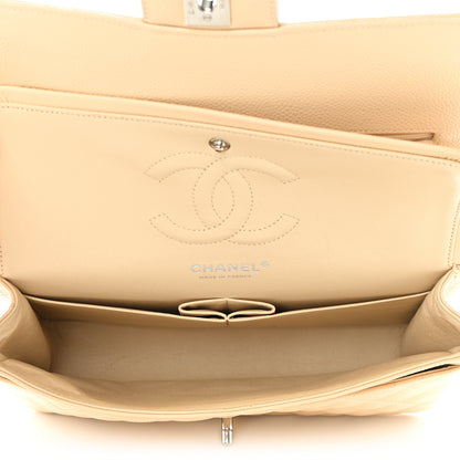 Chanel Caviar Quilted Medium Double Flap Beige 5 of 14