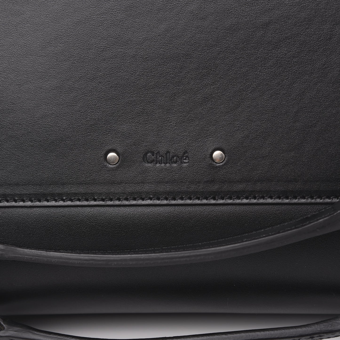 Shiny Calfskin Medium Annie Shoulder Bag Black