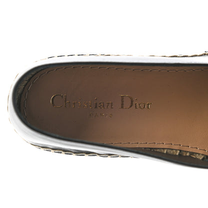 Christian Dior Lambskin Granville Espadrilles 39.5 Black 7 of 10