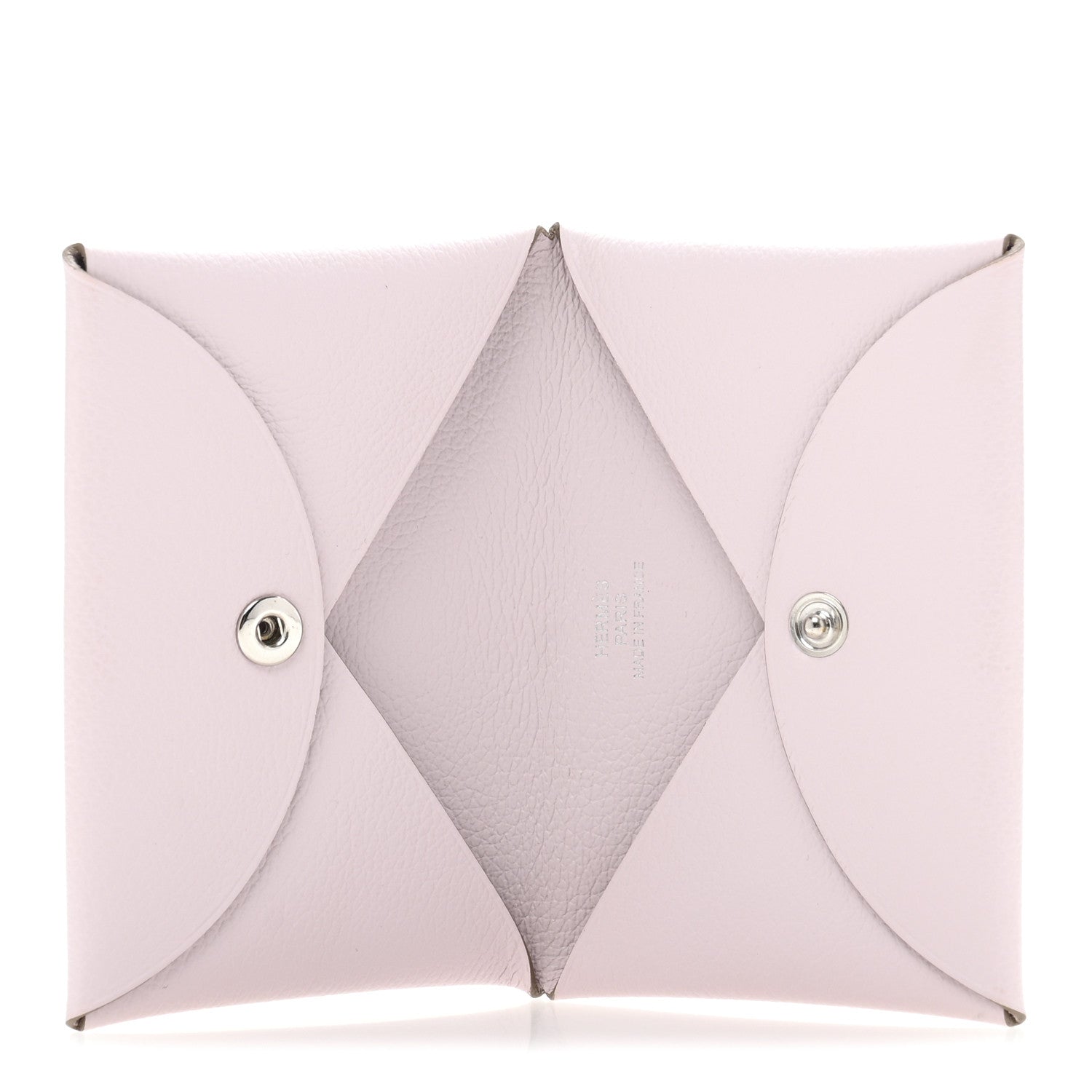 Hermes Evercolor Calvi Card Case Mauve Pale 5 of 8