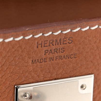 Hermes Barenia Faubourg Kelly Retourne 28 Fauve 6 of 15