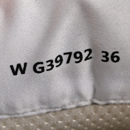 Chanel Fabric Laminated Calfskin Stretch CC Sneakers 36 White Silver 9 of 10