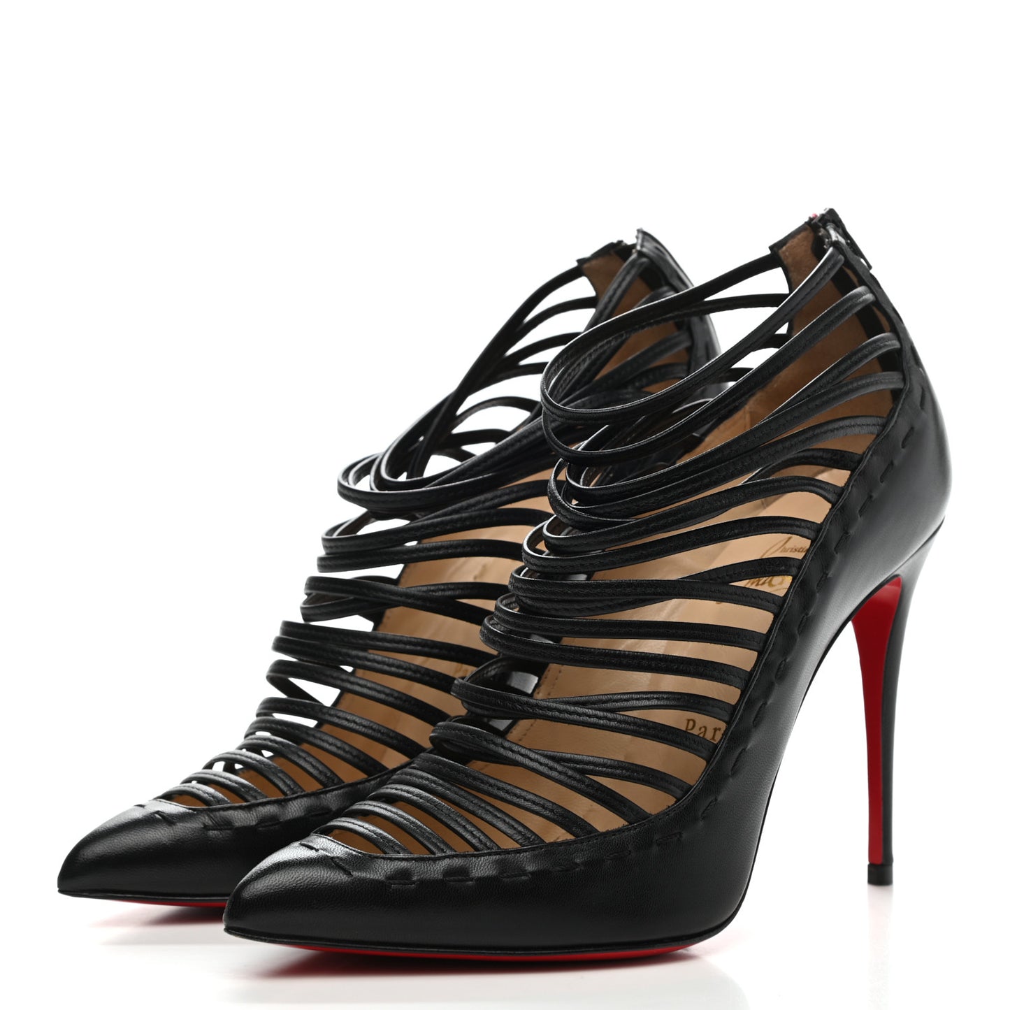 Kid Gortika 100 Strappy Pumps 36.5 Black