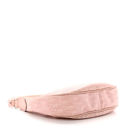 Christian Dior Nylon Monogram Lovely Hobo Rose Clair 4 of 23
