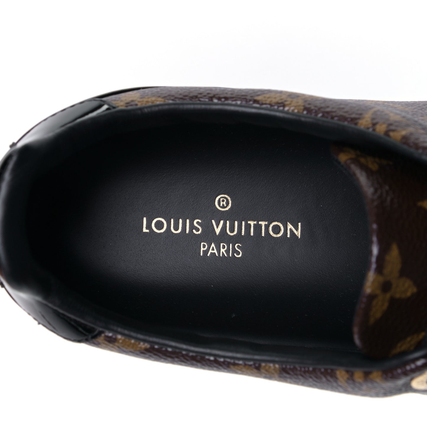 Patent Monogram Frontrow Sneakers 40