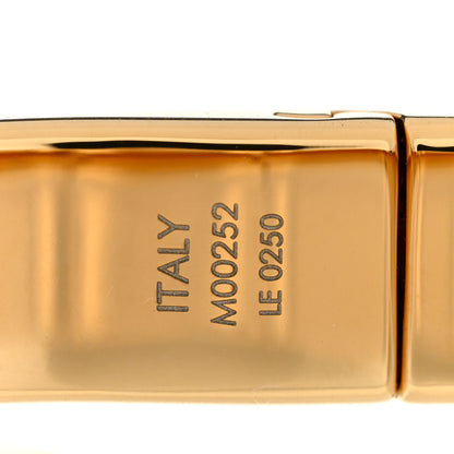 Louis Vuitton Brass Monogram Nanogram Cuff M Gold 6 of 6
