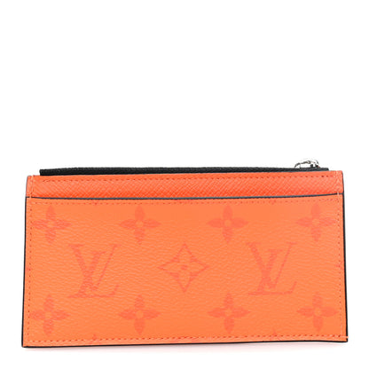 Louis Vuitton Taigarama Coin Card Holder Orange 1 of 6