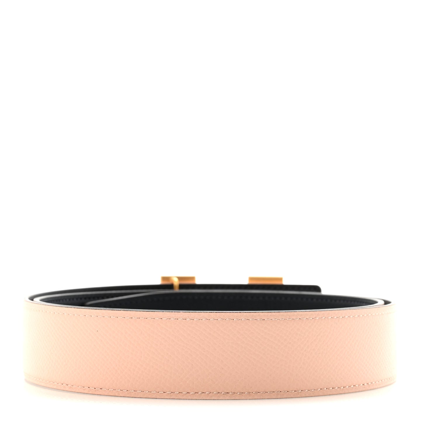 Swift Epsom Reversible 32mm Martelee H Belt 90 36 Bleu Indigo Rose Eglantine