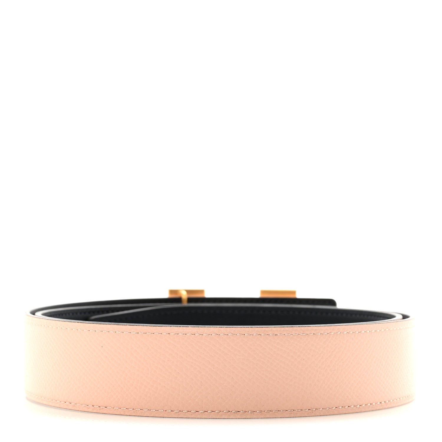 Hermes Swift Epsom Reversible 32mm Martelee H Belt 90 36 Bleu Indigo Rose Eglantine 2 of 6