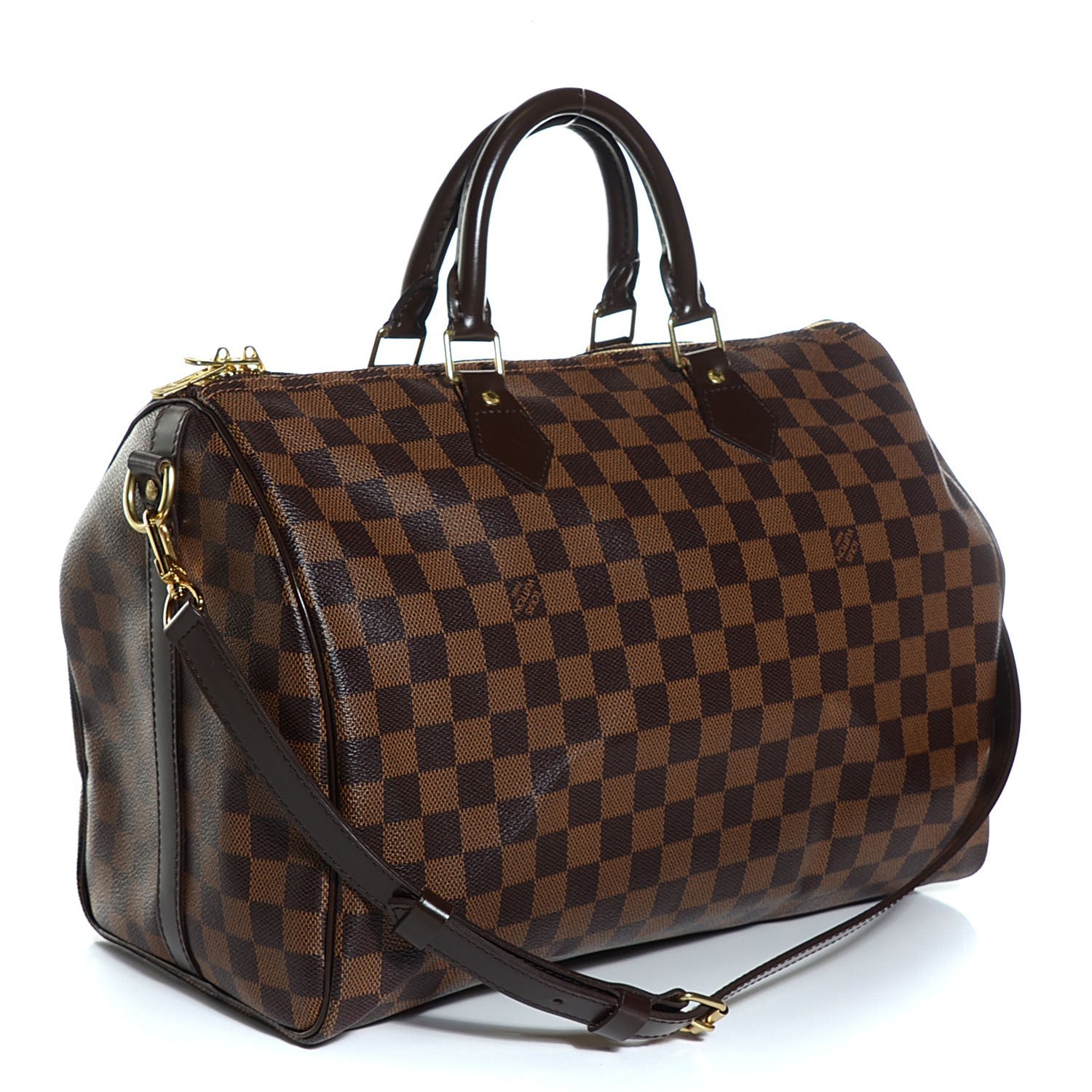 Louis Vuitton Damier Ebene Speedy Bandouliere 35 3 of 9