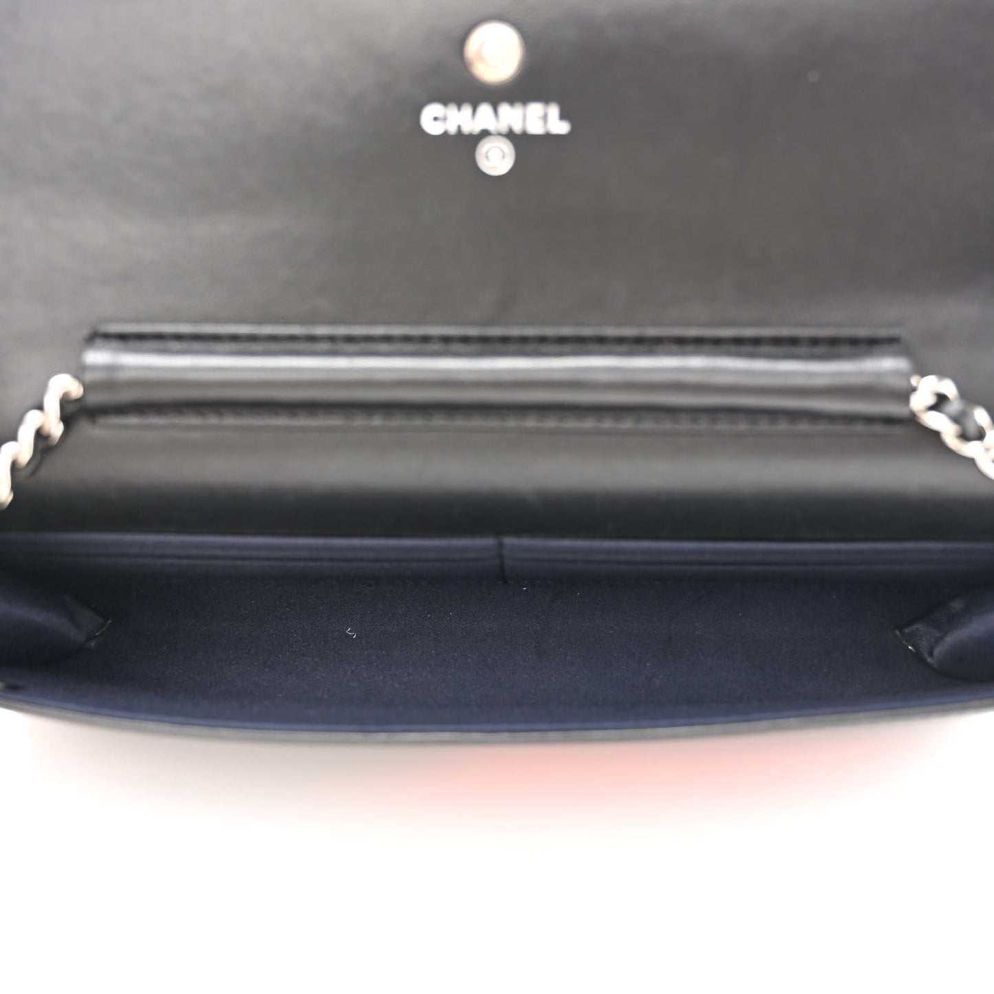 Lambskin Airlines Wallet On Chain WOC Blue Black Red