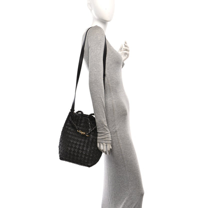 Bottega Veneta Nappa Intrecciato Small Andiamo Bucket Bag Fondant 2 of 10
