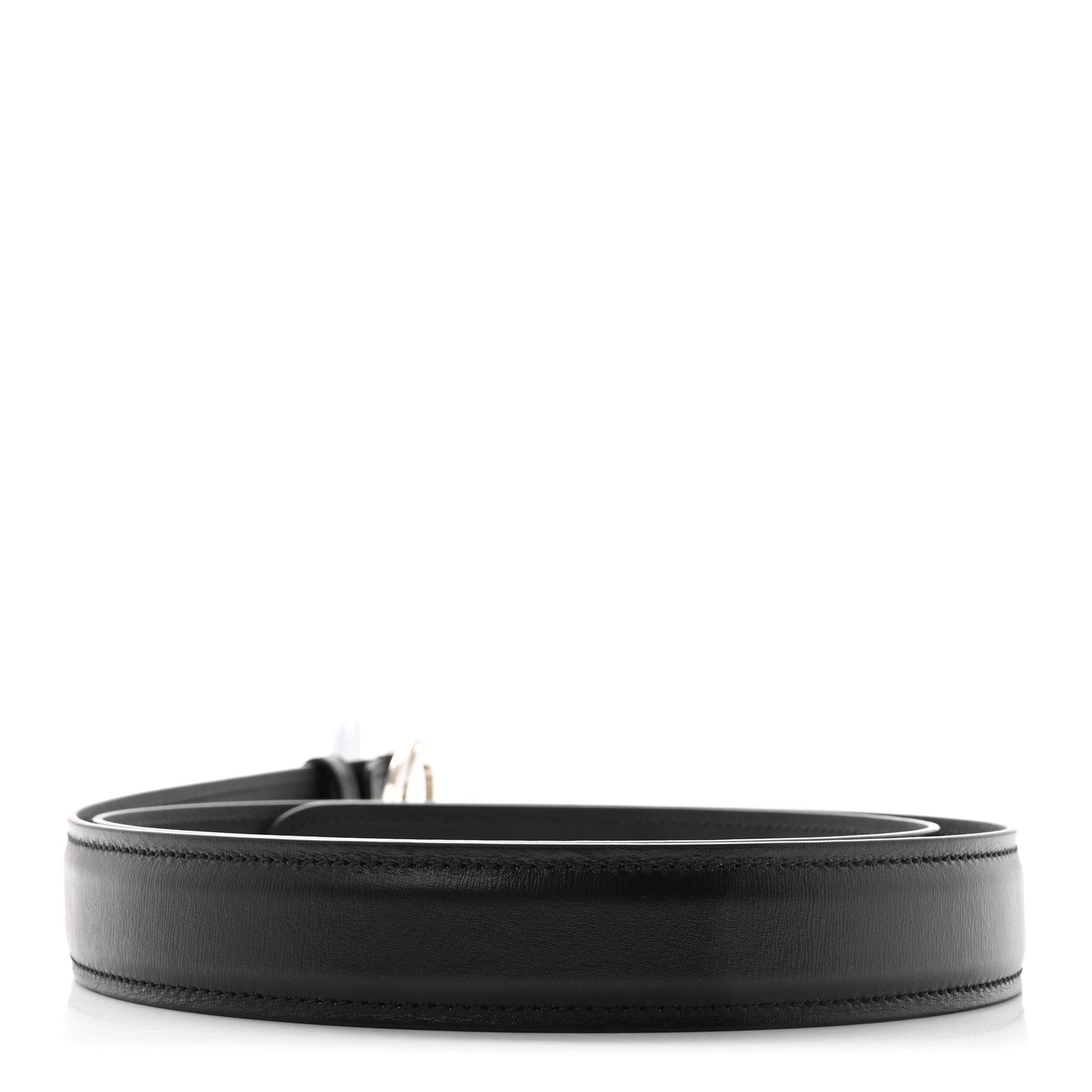 Gucci Lux Calfskin Blondie Interlocking G 30mm Belt 110 44 Black 2 of 6