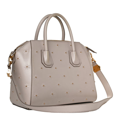 Givenchy Calfskin Small Studded Antigona Ecru 4 of 17