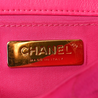 Chanel Jersey Quilted Chanel 19 Waist Bag Pink 5 of 10