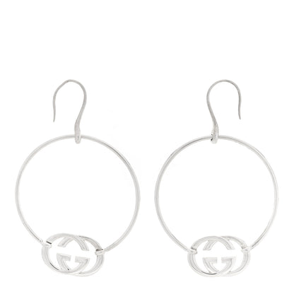Gucci Sterling Silver Britt Hoop Earrings 1 of 5