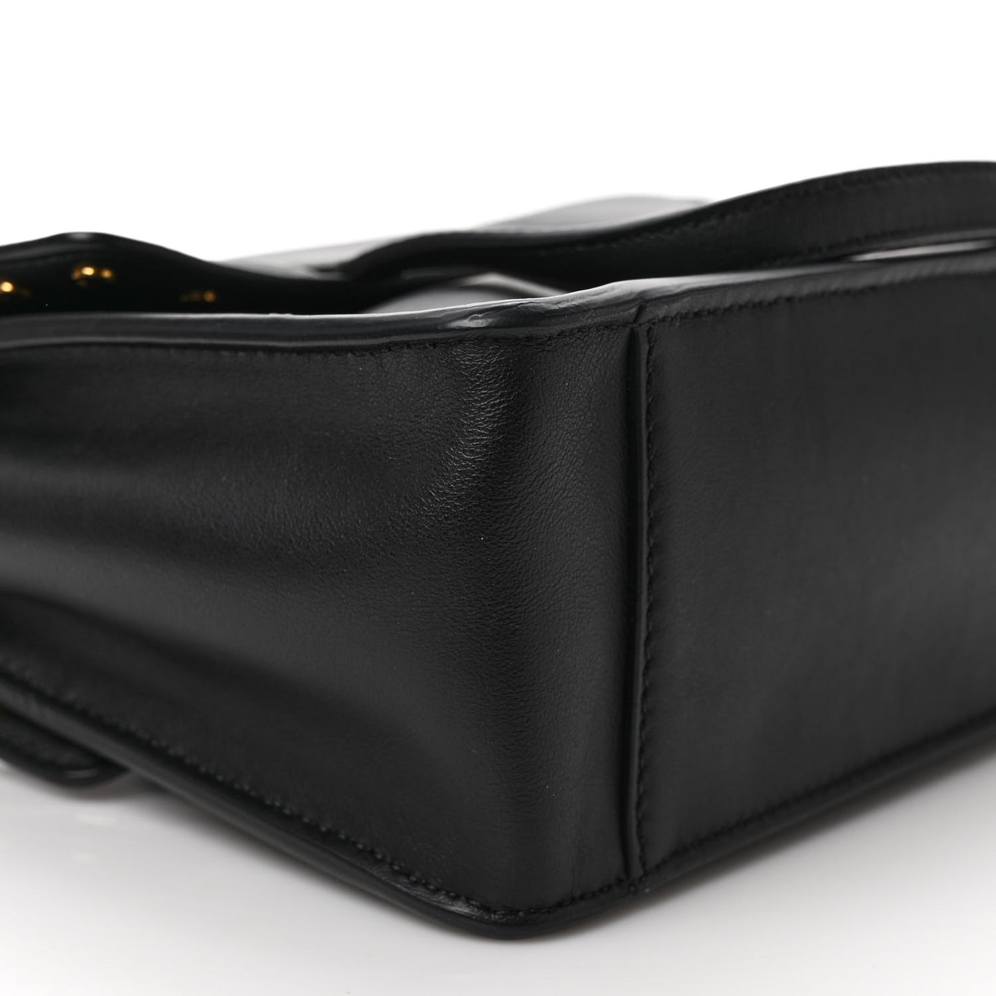 Vitello Grace Matte Small Flip Tote Black