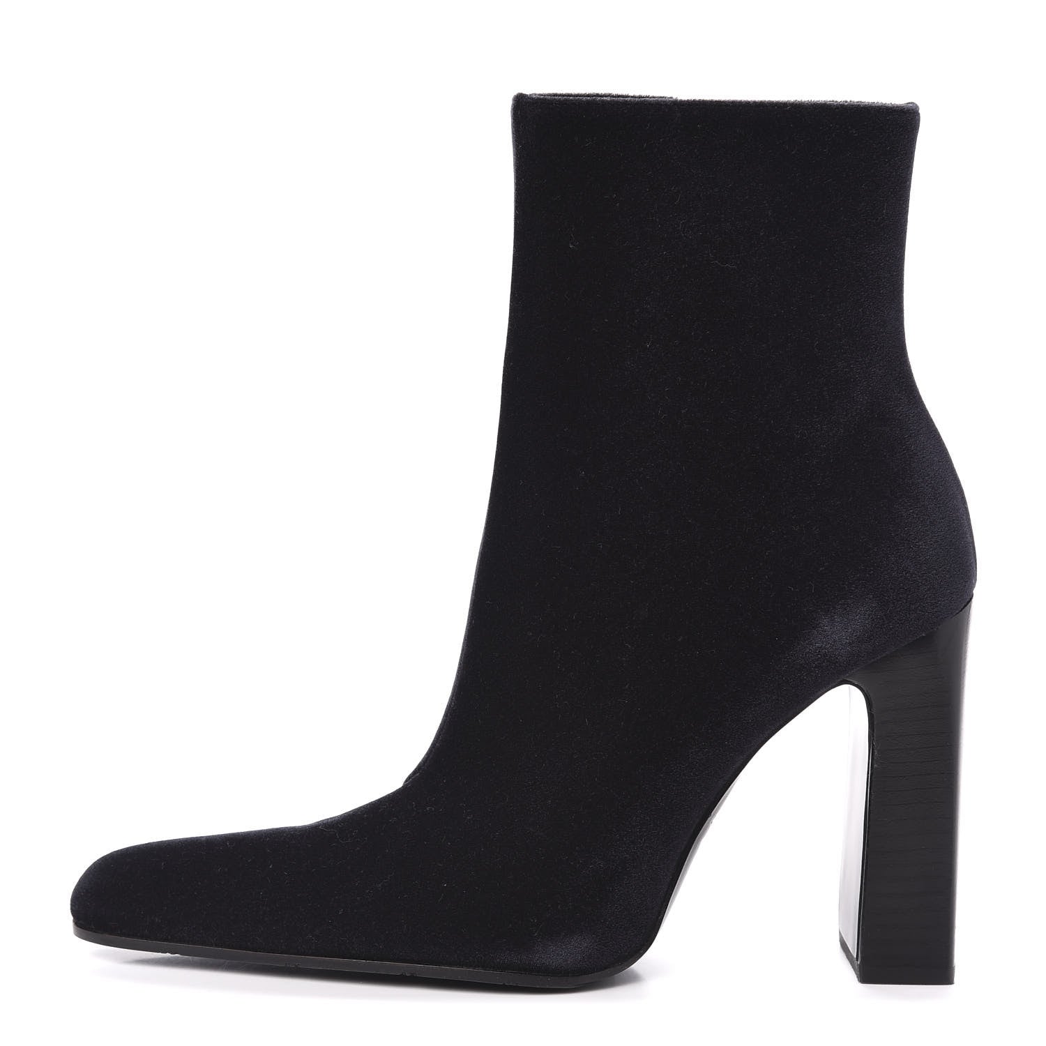 Balenciaga Smooth Velvet Ankle Boots 39 Black 1 of 10