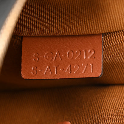 Celine Triomphe Canvas Calfskin Ava Shoulder Bag Tan 7 of 10