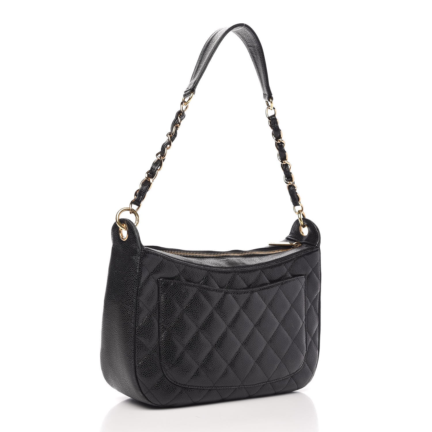 Chanel Caviar Quilted Timeless CC Shoulder Bag Black 3 of 11