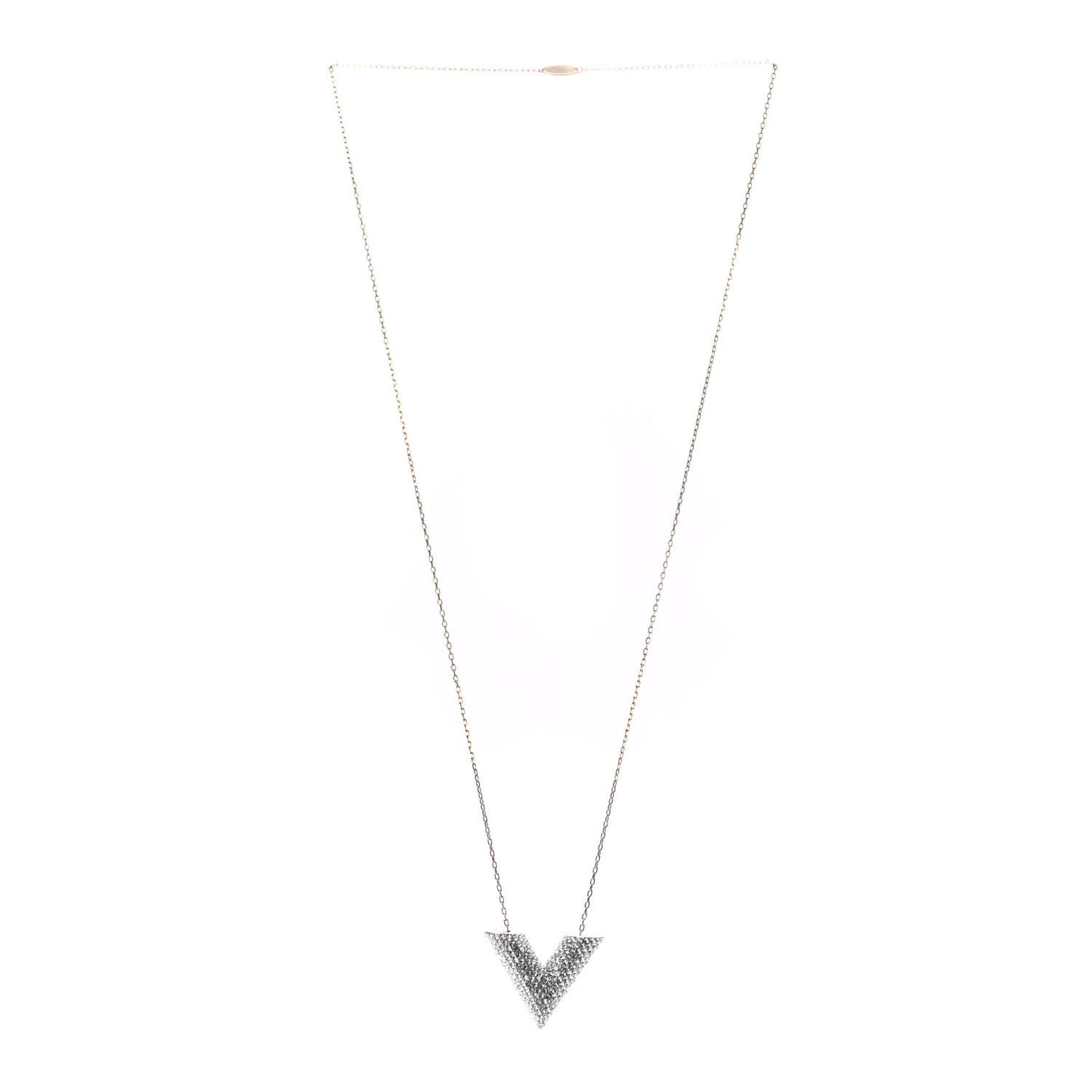 Crystal Essential V Necklace Gold