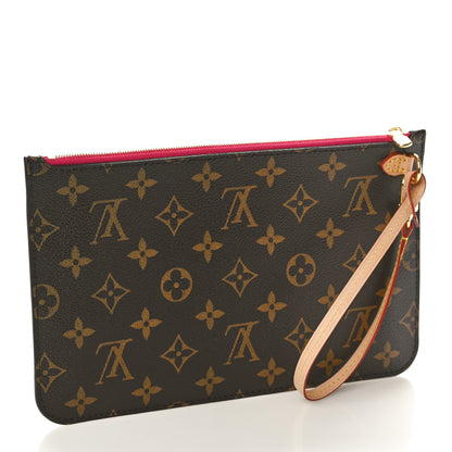 Louis Vuitton Monogram Neverfull MM GM Pochette Pivoine 3 of 7
