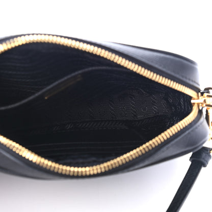 Prada Saffiano Lux Camera Crossbody Bag Black 4 of 4