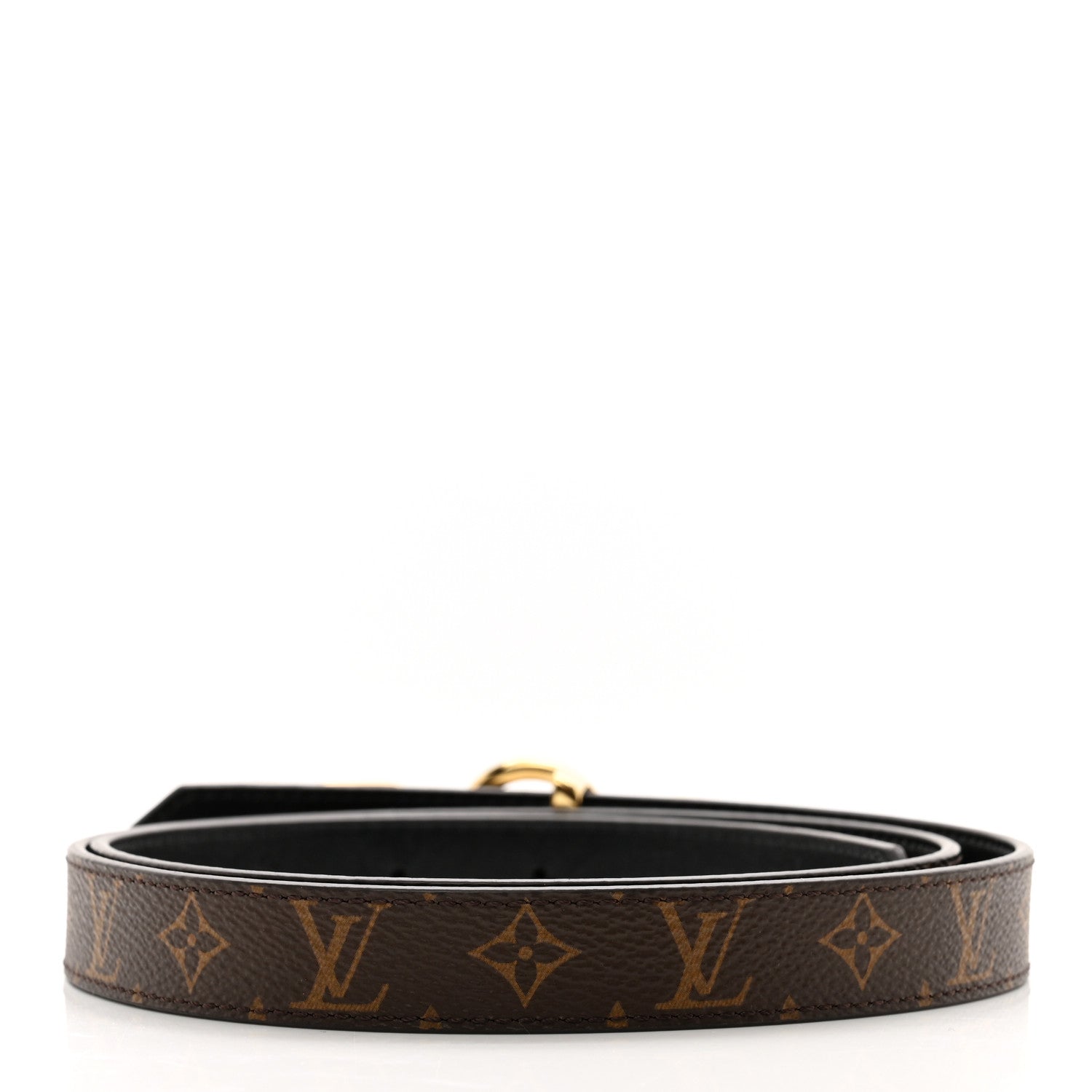 Louis Vuitton Monogram 20MM LV Circle Prime Reversible Belt 85 34 Black 2 of 5